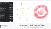 پروژه نمایش لوگو MINIMAL SMOKE LOGO در افترافکت