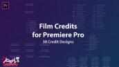 پروژه پریمیر عناوین فیلم Film Credits Kit 7