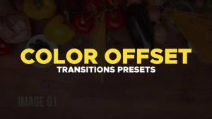 دانلود پریست پریمیر ترنزیشن رنگی Offset Color Transitions